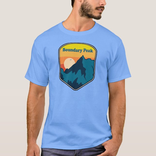Boundary Peak Nevada Sunrise T-Shirt (Front)