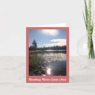 Boundary Waters Canoe Area Note Card