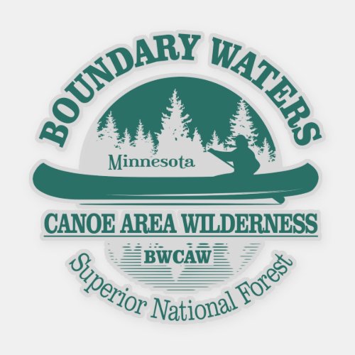 Boundary Waters Canoe Area Sticker