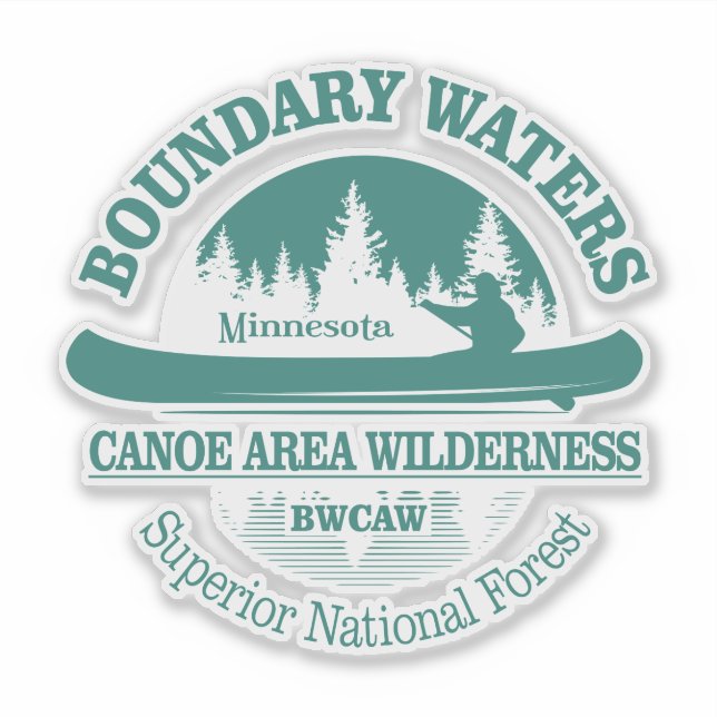 Boundary Waters Canoe Area Sticker (Front)