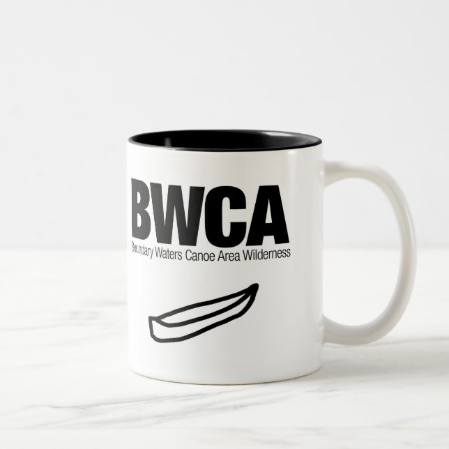 Boundary Waters Canoe Area Wilderness (BWCA) Two-Tone Coffee Mug (Right)