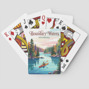 Boundary Waters Canoe Area Wilderness USA Poker Cards