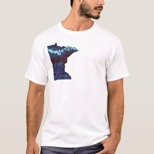 Boundary Waters Canoe Loon Campsite T_Shirt