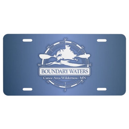 Boundary Waters CAW KC2 License Plate