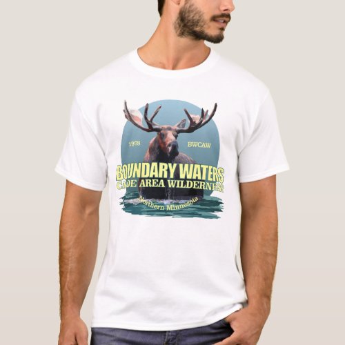 Boundary Waters CAW Moose WT T_Shirt