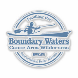 Boundary Waters CAW (SK) Sticker