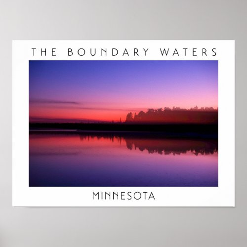 Boundary Waters Minnesota Poster