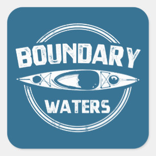 Boundary Waters Square Sticker