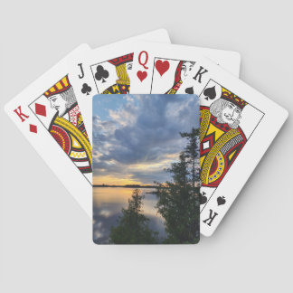 Boundary Waters Sunset Poker Cards