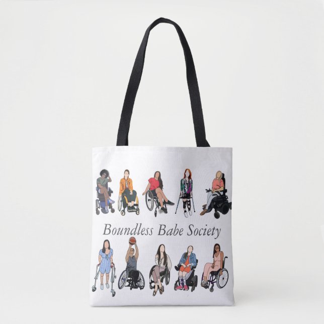Boundless Babe Society tote (Front)