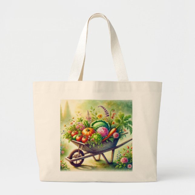 Bountiful Balance Large Tote Bag (Front)