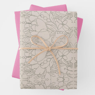 Bountiful Blossoms Wrapping Paper Sheets
