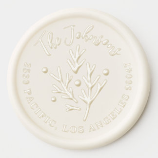 Bountiful Branches Juniper Holiday Wax Seal Sticker