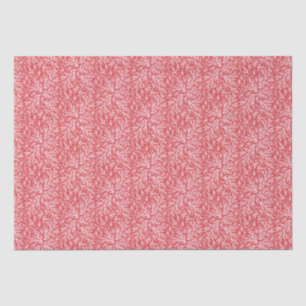 Bountiful Branches Red and White Photo Christmas Tissue Paper