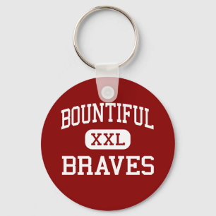 Bountiful - Braves - High School - Bountiful Utah Keychain