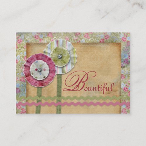 Bountiful Chubby Business Cards