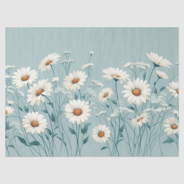 Bountiful Daisy's  Tissue Paper (Front)