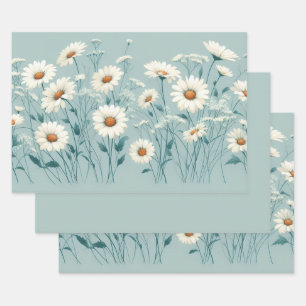 Bountiful Daisy's  Wrapping Paper Sheets
