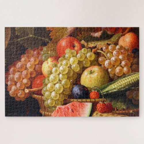 Bountiful Fruit Basket Jigsaw Puzzle