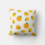 Bountiful Harvest | Cherry Tomatoes | Orange Throw Pillow at Zazzle