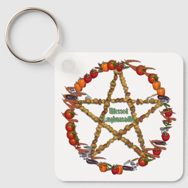 Bountiful Harvest Keychain (Front)