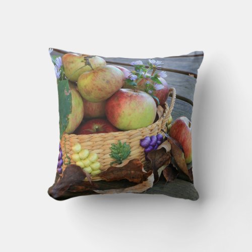 Bountiful Harvest Throw Pillow