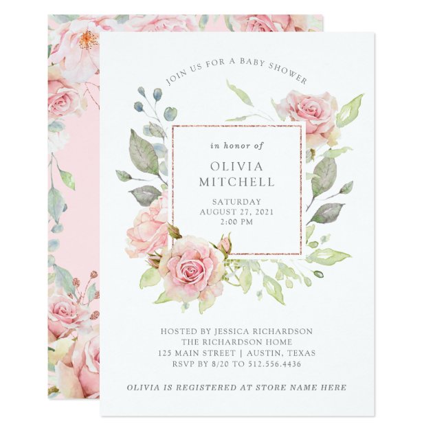 fancy baby shower invitations