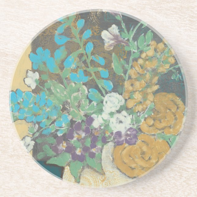 Bountiful Spring II Sandstone Coaster (Front)