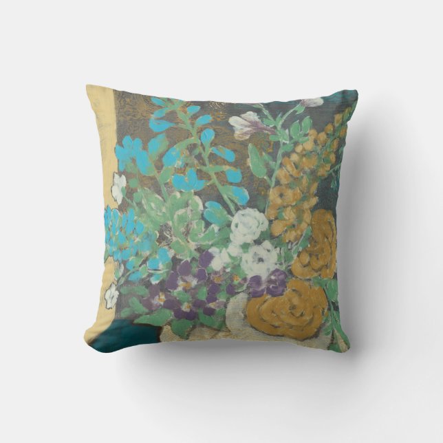 Bountiful Spring II Throw Pillow (Front)