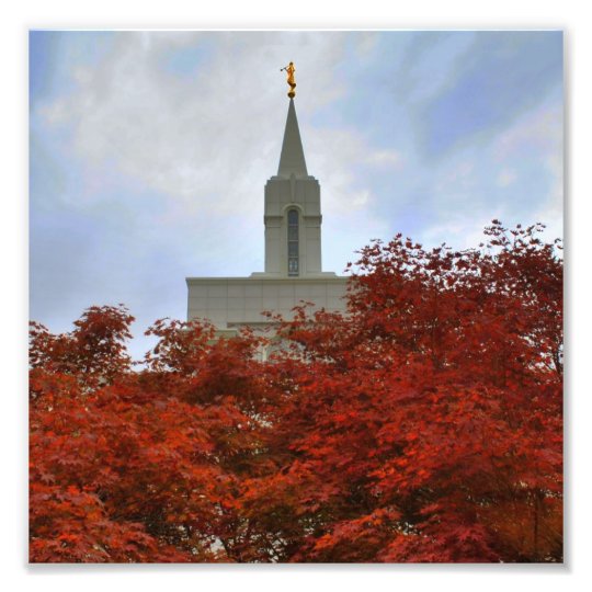 Bountiful Utah LDS Temple Photo Print
