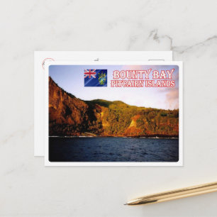 Bounty Bay - Pitcairn Islands - Postcard