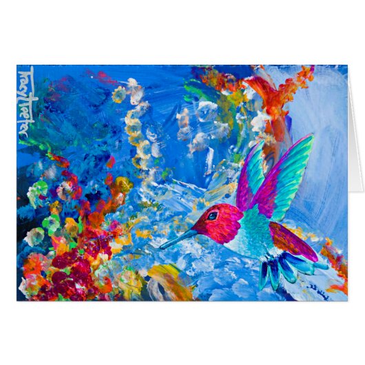 Bounty Hummingbird Cards (Front Horizontal)