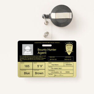 Bounty Hunter Agent Badge