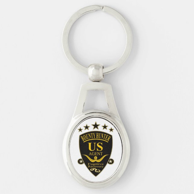 Bounty Hunter Agent Keychain (Front)