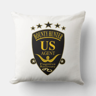 Bounty Hunter Agent Pillow