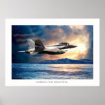 Bounty Hunter F 18 Fighter Jet Poster at Zazzle
