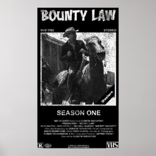 Bounty Law VHS Poster