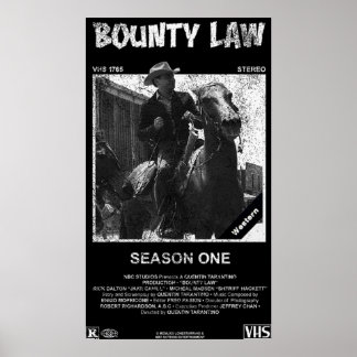 Bounty Law VHS Poster