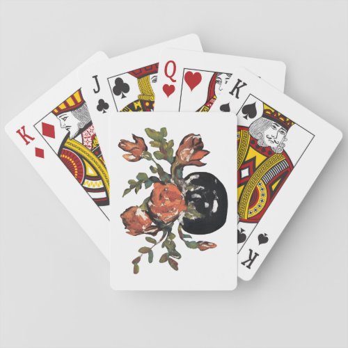 Bouquet by Zolo Palugyay Poker Cards