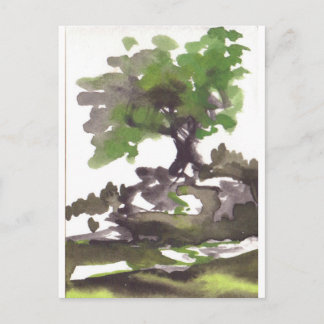 Bouquet Canyon Tree Art Postcard