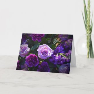 Bouquet, card