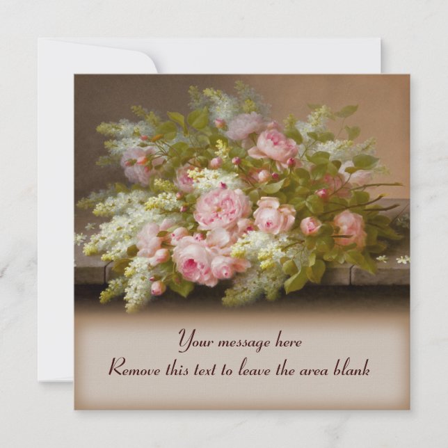 Bouquet CC0159 Celebration Invitation (Front)