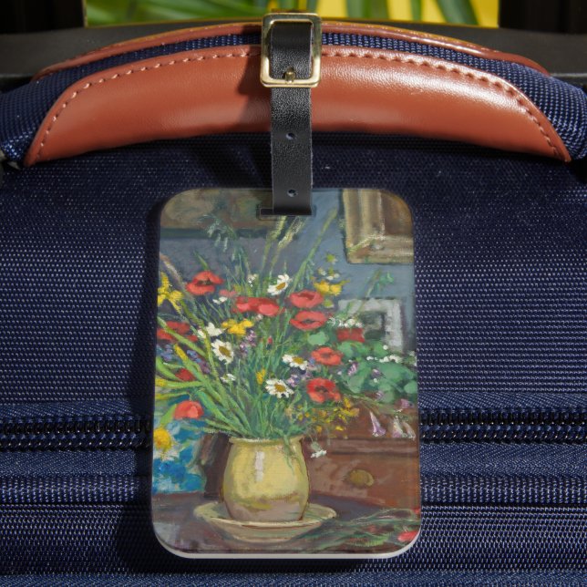 Bouquet de Fleurs | Albert André Luggage Tag (Front Insitu 2)