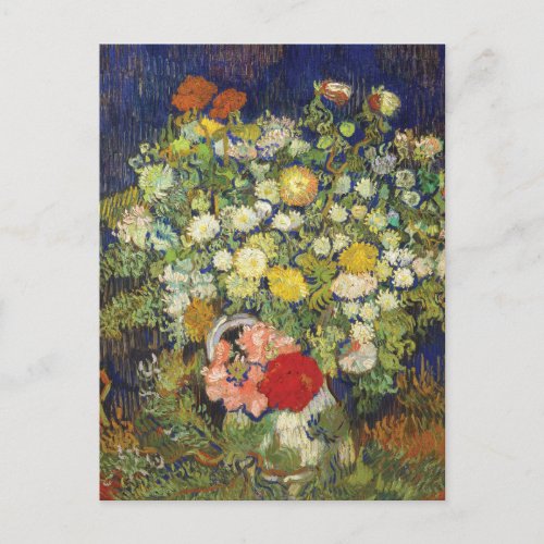 Bouquet Flowers van Gogh Fine Art Still Life Postcard