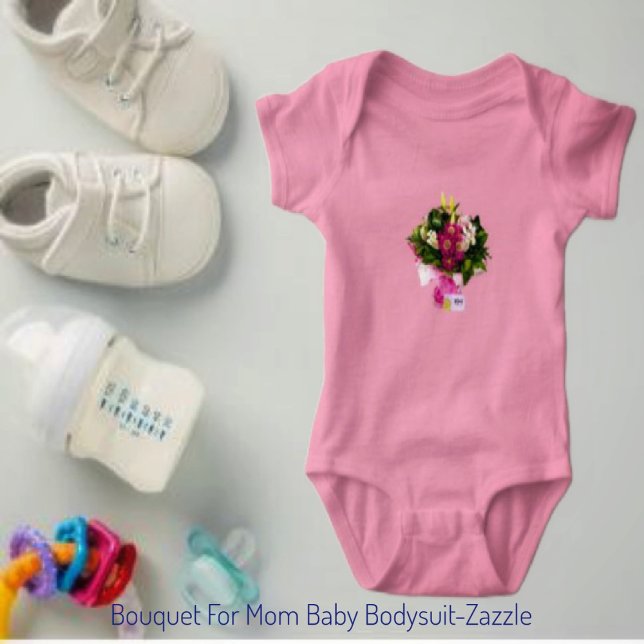 Bouquet For Mom Baby Bodysuit (Creator Uploaded)