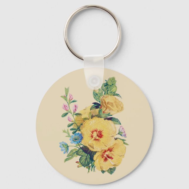 Bouquet - Hibiscus Keychain (Front)