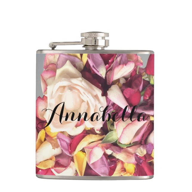 Bouquet Hip Flask (Front)