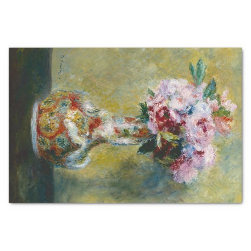 Bouquet in a Vase by Pierre Auguste Renoir Tissue Paper