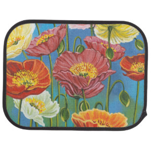 Bouquet in Border I Car Floor Mat