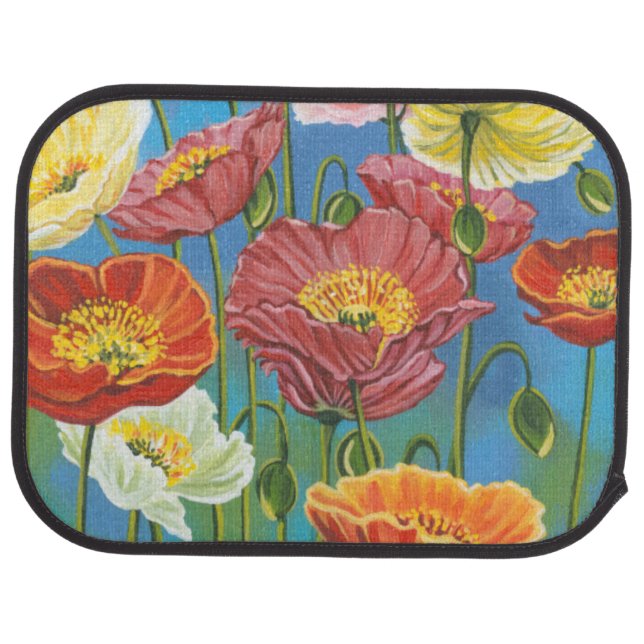 Bouquet in Border I Car Floor Mat (Rear)